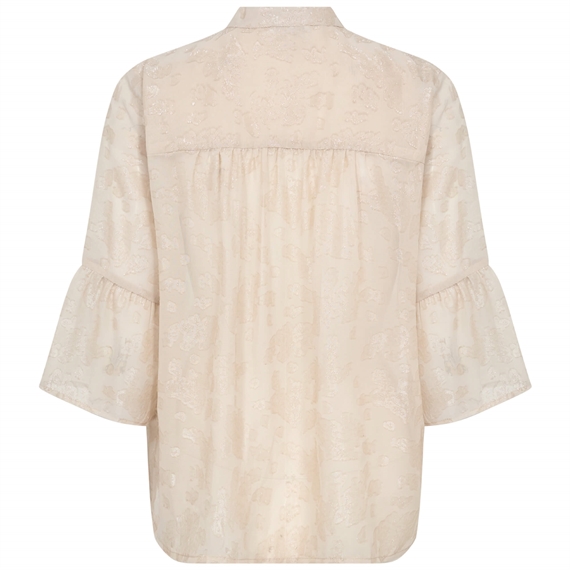 Levete Room LR-ORION 2 Bluse, Light Taupe Combi 